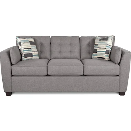 Casual Sofa with ComfortCore Cushions